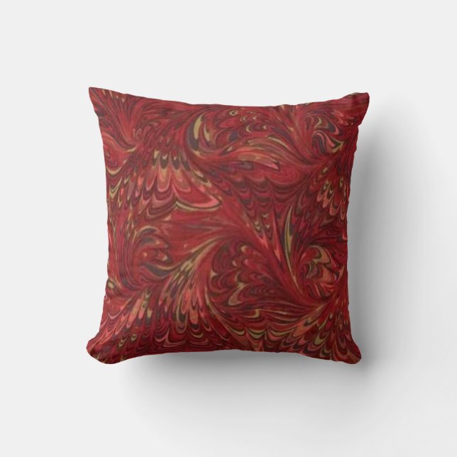 Coussin motif Ruby des années 1970 (Recto)