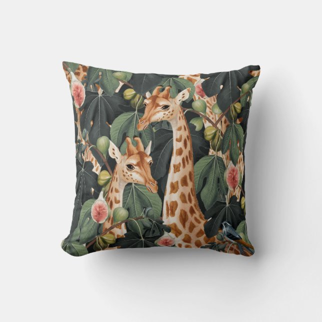 Coussin Motif Safari (Recto)