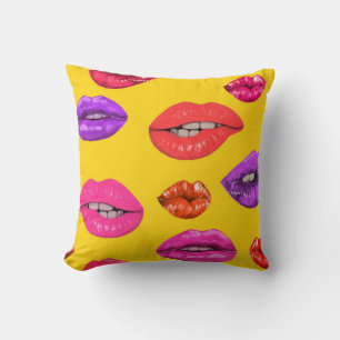 Coussin Motif sans charme dans le style années 80, glamour
