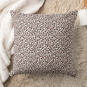 Coussin Motif sans couture à taches de guépard classique