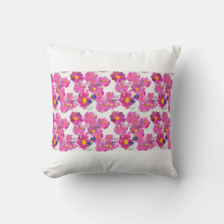 Coussin Motif sans couture avec de Belles fleurs. Aquarell
