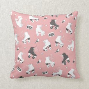 Coussin Motif sans couture avec roulettes et cassette t
