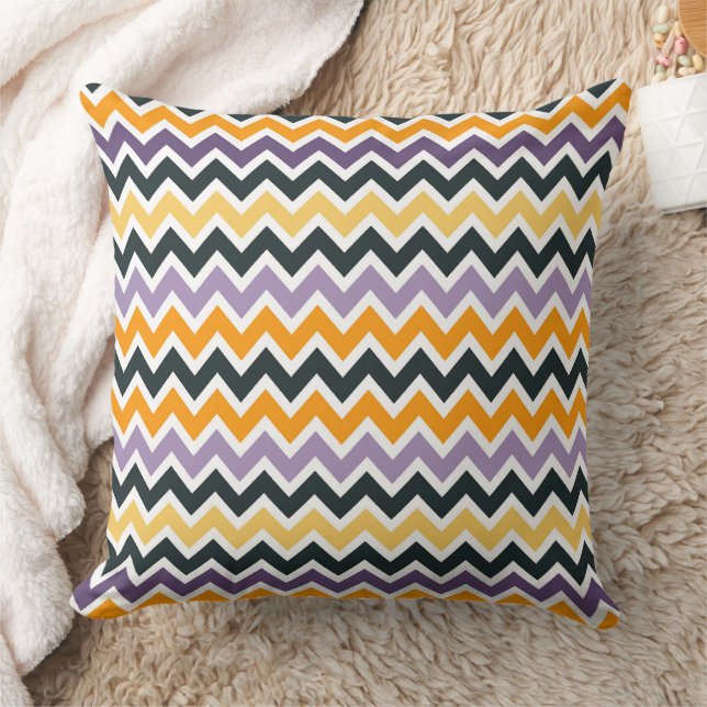 Coussin Motif sans couture Chevron Zigzag Dynamique (Couverture)