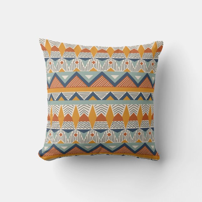 Coussin Motif sans couture dans le style navajo (Recto)