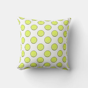 Coussin Motif sans couture de balles de tennis