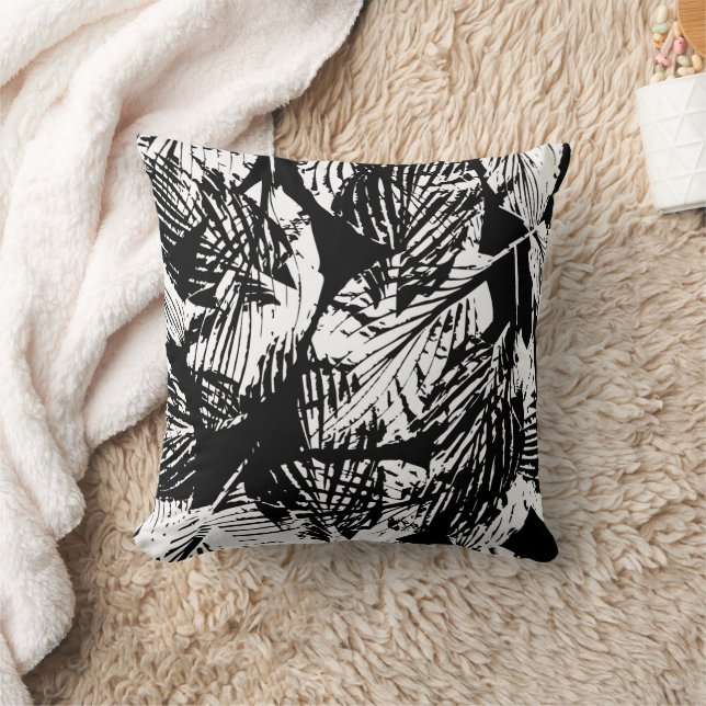 Coussin Motif sans couture de feuillage de forêt enchanteu (Couverture)