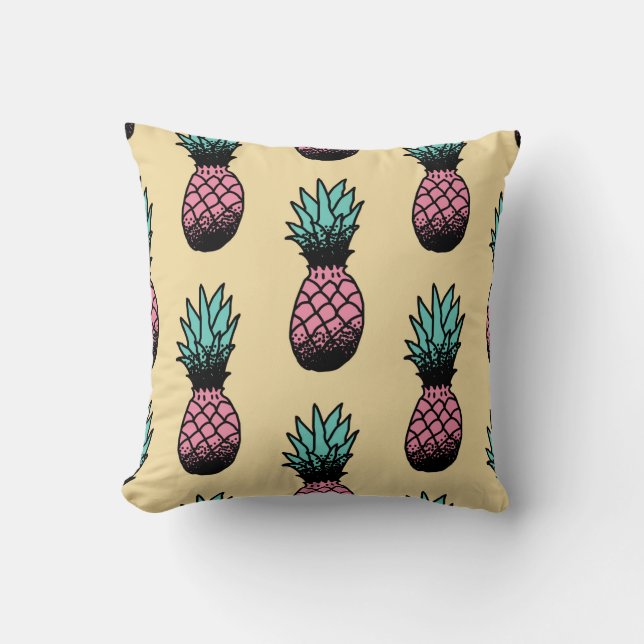 Coussin Motif sans couture de l'ananas à main mignon (Recto)