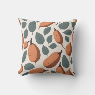 Coussin Motif sans couture de patate douce
