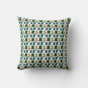 Coussin Motif sans couture de tortue mignonne   Répétition
