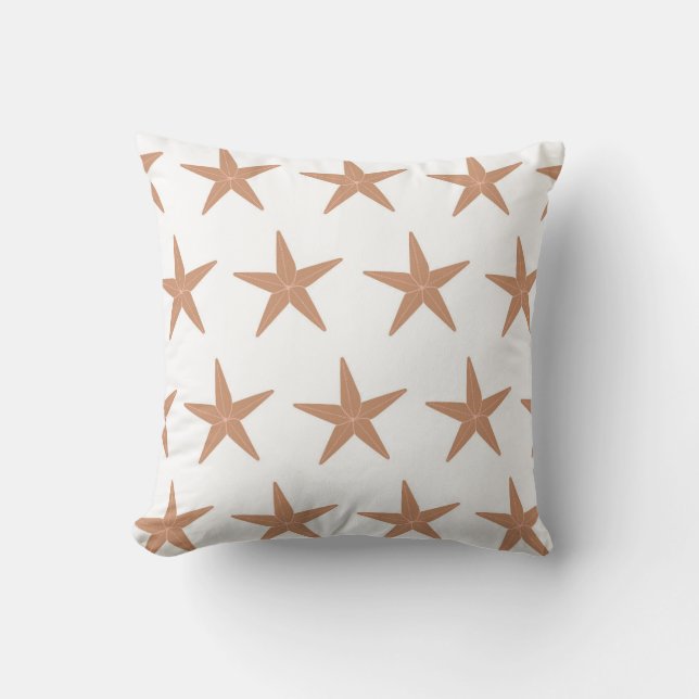Coussin motif sans couture de vecteur avec des étoiles de  (Recto)
