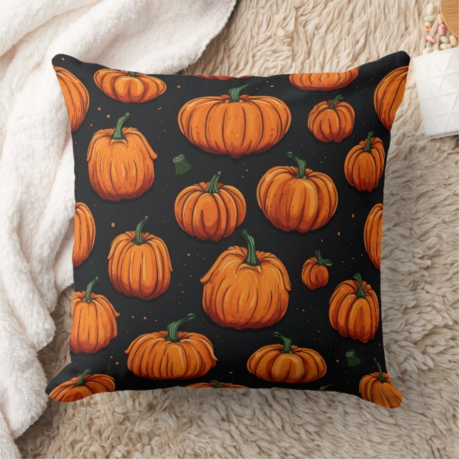 Coussin Motif sans couture Halloween (Couverture)