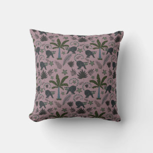 Coussin Motif sans couture Les animaux tropicaux sauts de