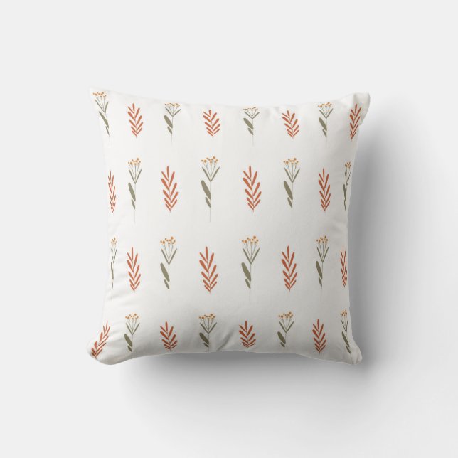 Coussin Motif sans couture sur le thème botanique (Recto)