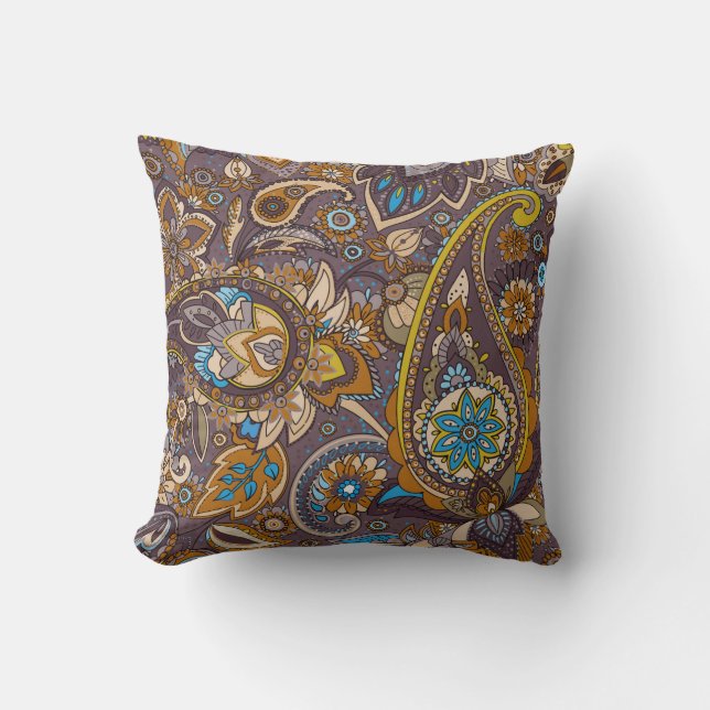 Coussin Motif sans faille basé sur les elémen asiatiques t (Recto)