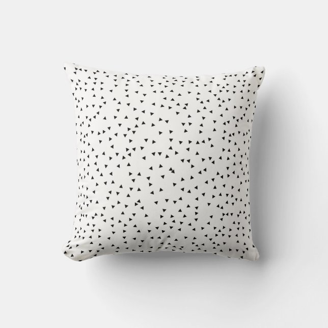 Coussin Motif scandinave de triangle de style (Recto)
