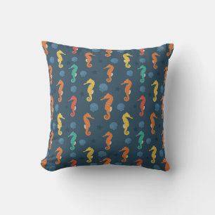 Coussin Motif Seahorse