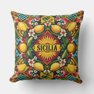 Coussin Motif sicilien de Sicile