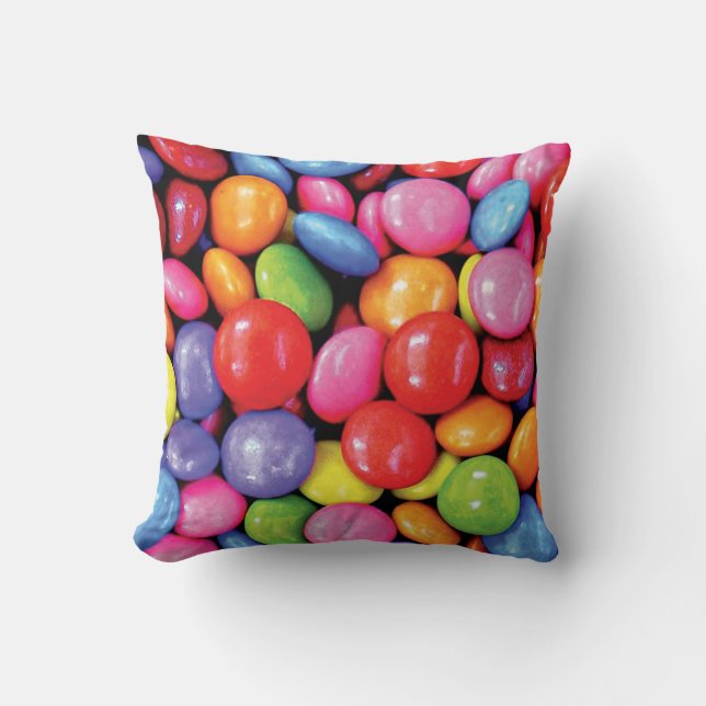 Coussin Motif Skittles   (Recto)