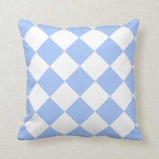 Coussin Motif Sky Blue Diamond