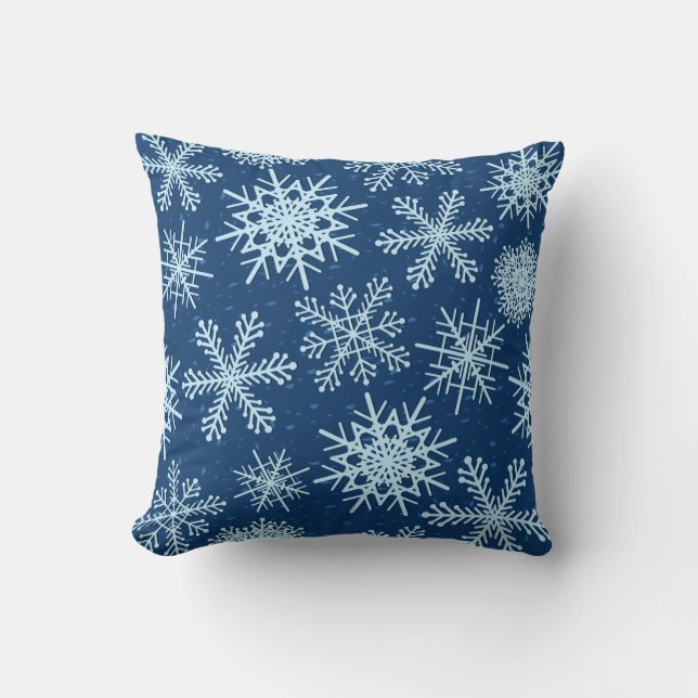 Coussin Motif Snowflake (Recto)
