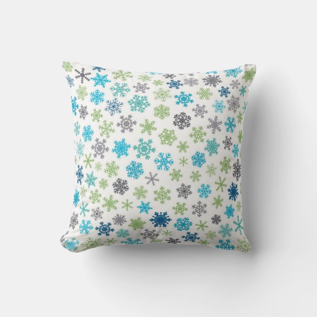 Coussin Motif Snowflake (Recto)