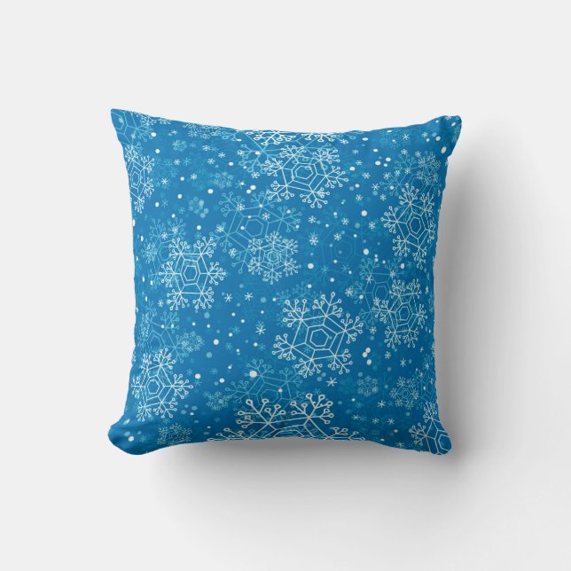 Coussin Motif Snowflake (Recto)