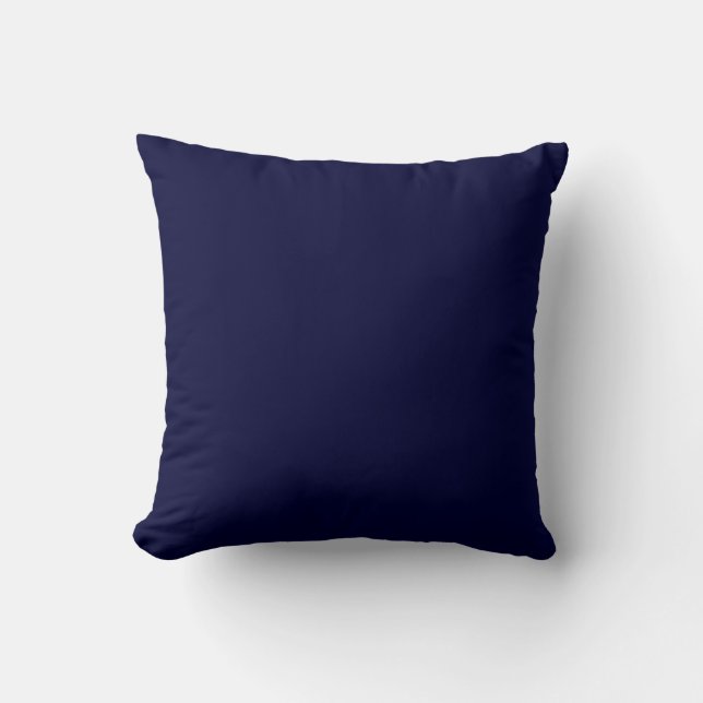 Coussin Motif/Solid Design Carrelage bleu nuit (Recto)