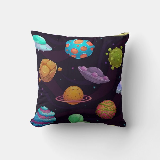 Coussin Motif spatial (Recto)