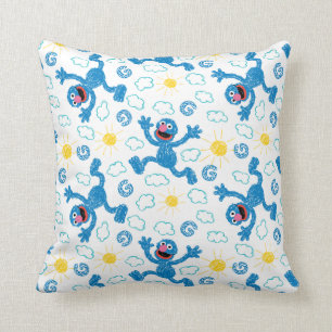 Coussin Motif Sunshine Crayon Grover