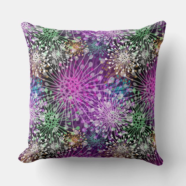 Coussin Motif tacheté vif (Recto)