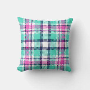Coussin Motif Tartan Chic chic et chic pour fille assez pr