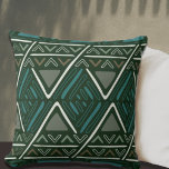 Coussin Motif tendance Boho boud tissu<br><div class="desc">Décor maison moderne motif avec motifs ethniques. Intérieur bohème tendance. Zig zag flèche design.</div>