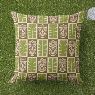 Coussin Motif Tiki