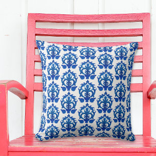 Coussin Motif Toile de Jouy de Style Campagnard Français
