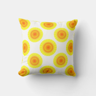 Coussin Motif tournesol