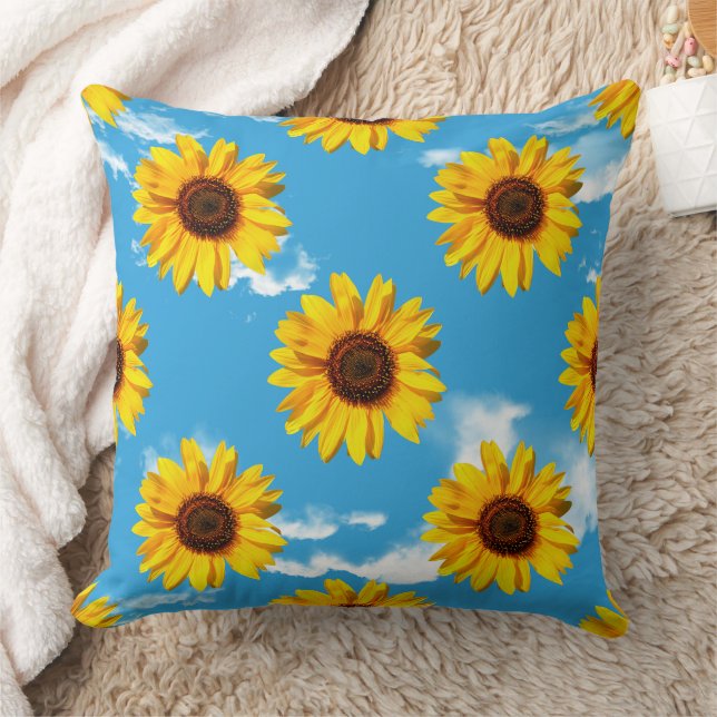 Coussin Motif Tournesols Miniatures (Couverture)