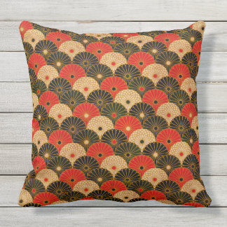 Coussin Motif traditionnel de Lotus de Japonais