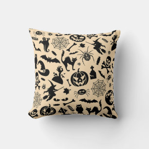 Coussin Motif transparent Halloween