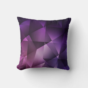 Coussin Motif transparent rose et violet moderne