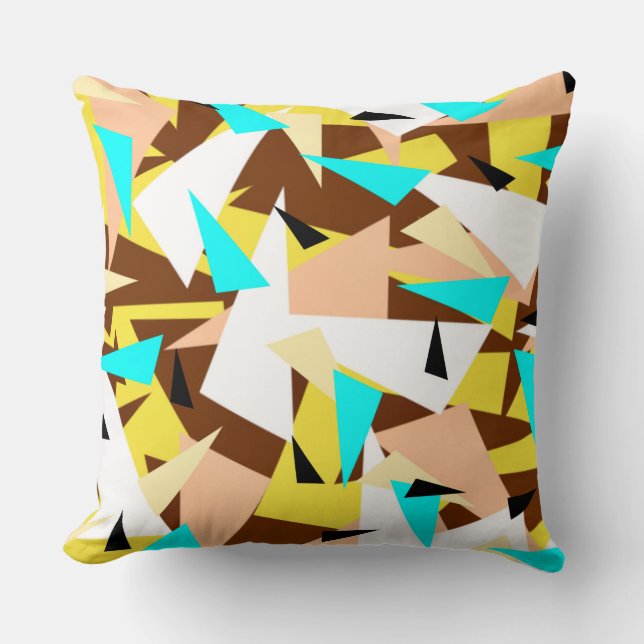 Coussin Motif triangles (Recto)