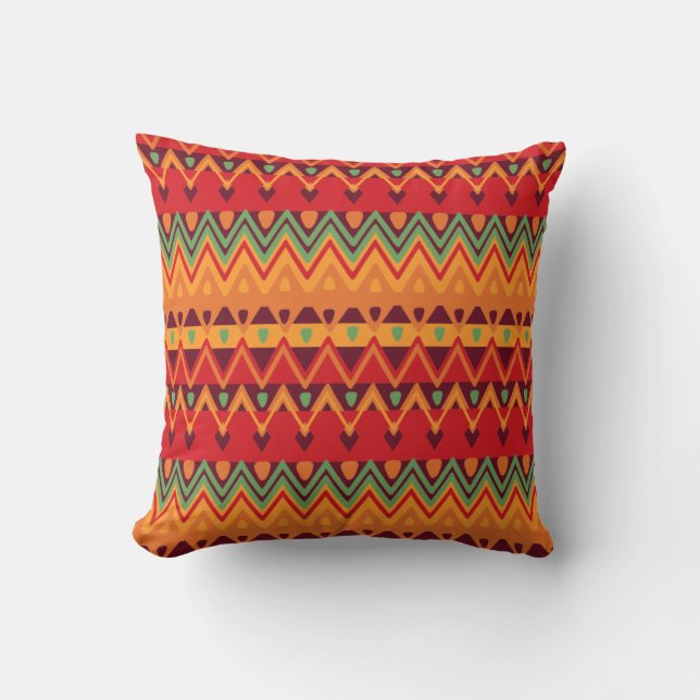 Coussin Motif tribal (Recto)