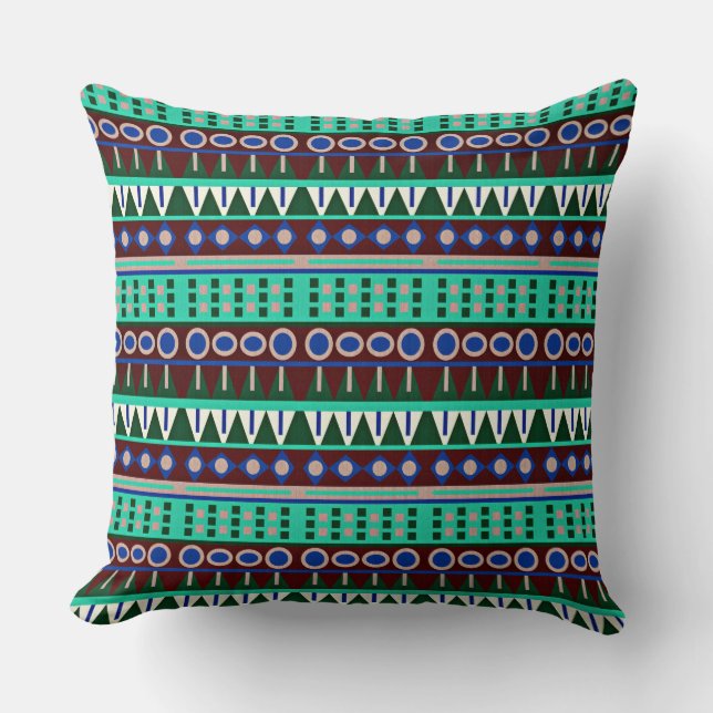 Coussin Motif tribal africain (Recto)