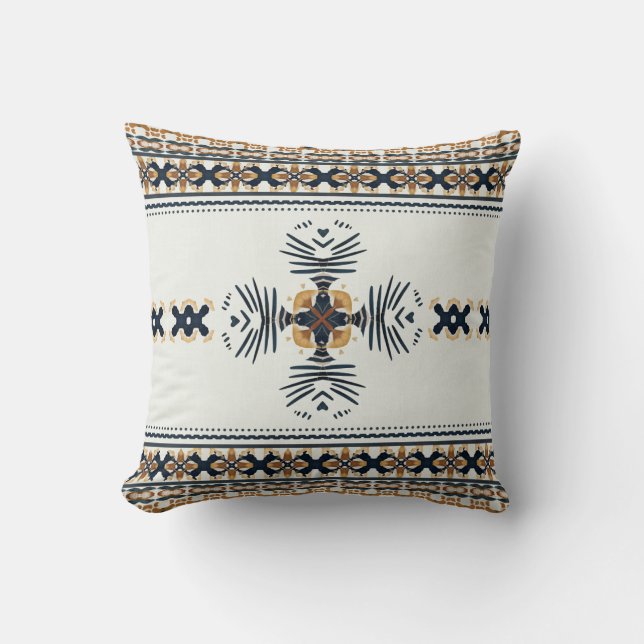 Coussin Motif tribal autochtone (Recto)