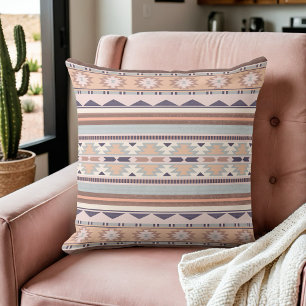 Coussin Motif tribal de Southwest Peach  