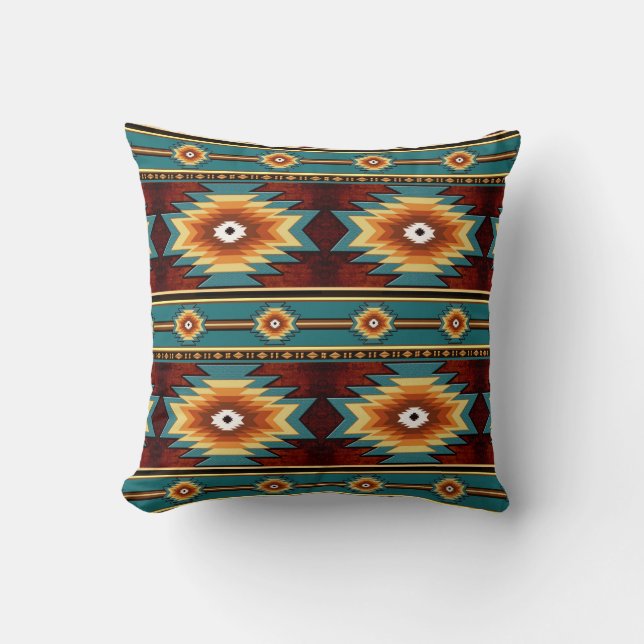 Coussin Motif tribal du sud-ouest (Recto)
