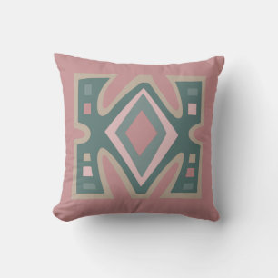 Coussin motif tribal géométrique d'Afrique Abstraite
