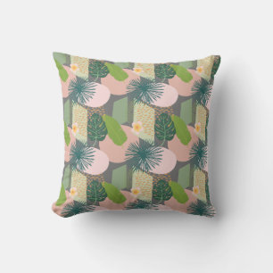 Coussin Motif tropical Abstrait moderne
