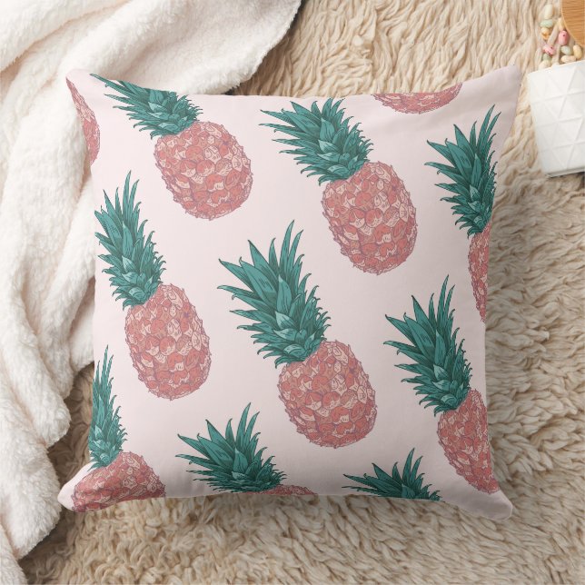 Coussin Motif Tropical de l'Ananas (Couverture)