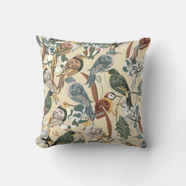 Coussin Motif tropicale sans couture. Imprimer avec des oi (Recto)