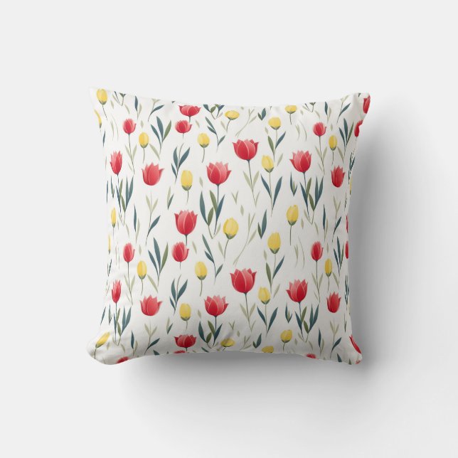 Coussin Motif Tulip (Recto)